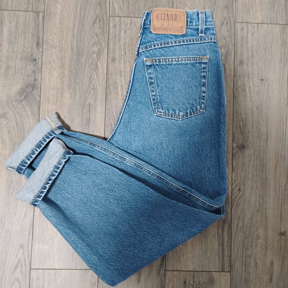 Vintage Gitano Y2K High Rise Mom Jeans 12P VSCO Tapered Leg